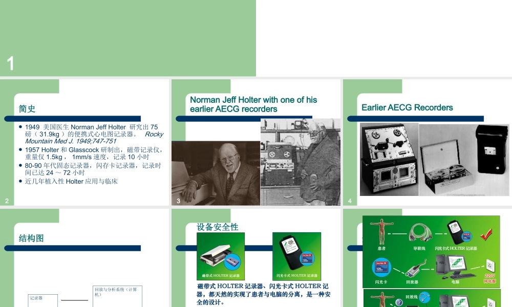 动态心电图演示课件