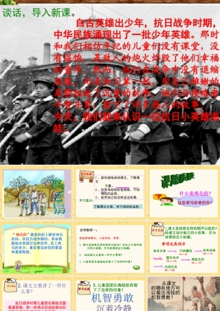 《鸡毛信》课件完整