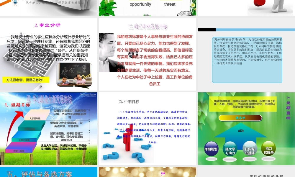 大学生职业规划完整版