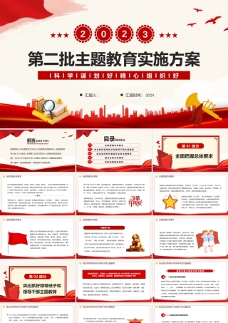 2023年第二批主题教育实施方案
