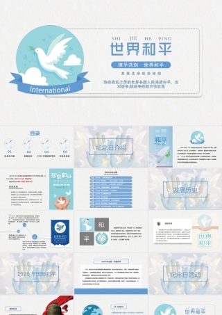 世界和平日介绍教育课件