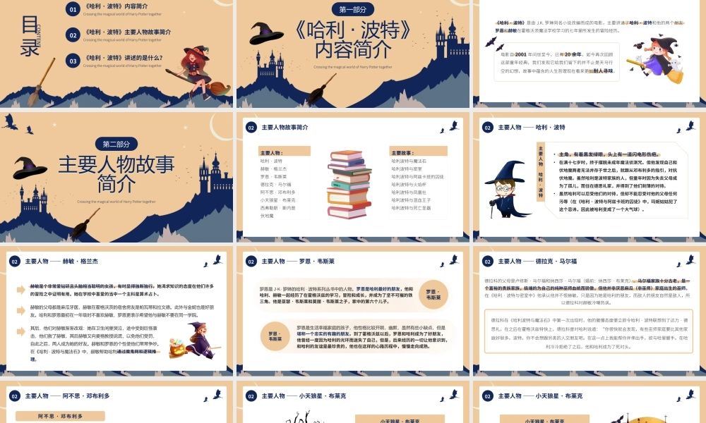 《哈利·波特》主要人物故事简介