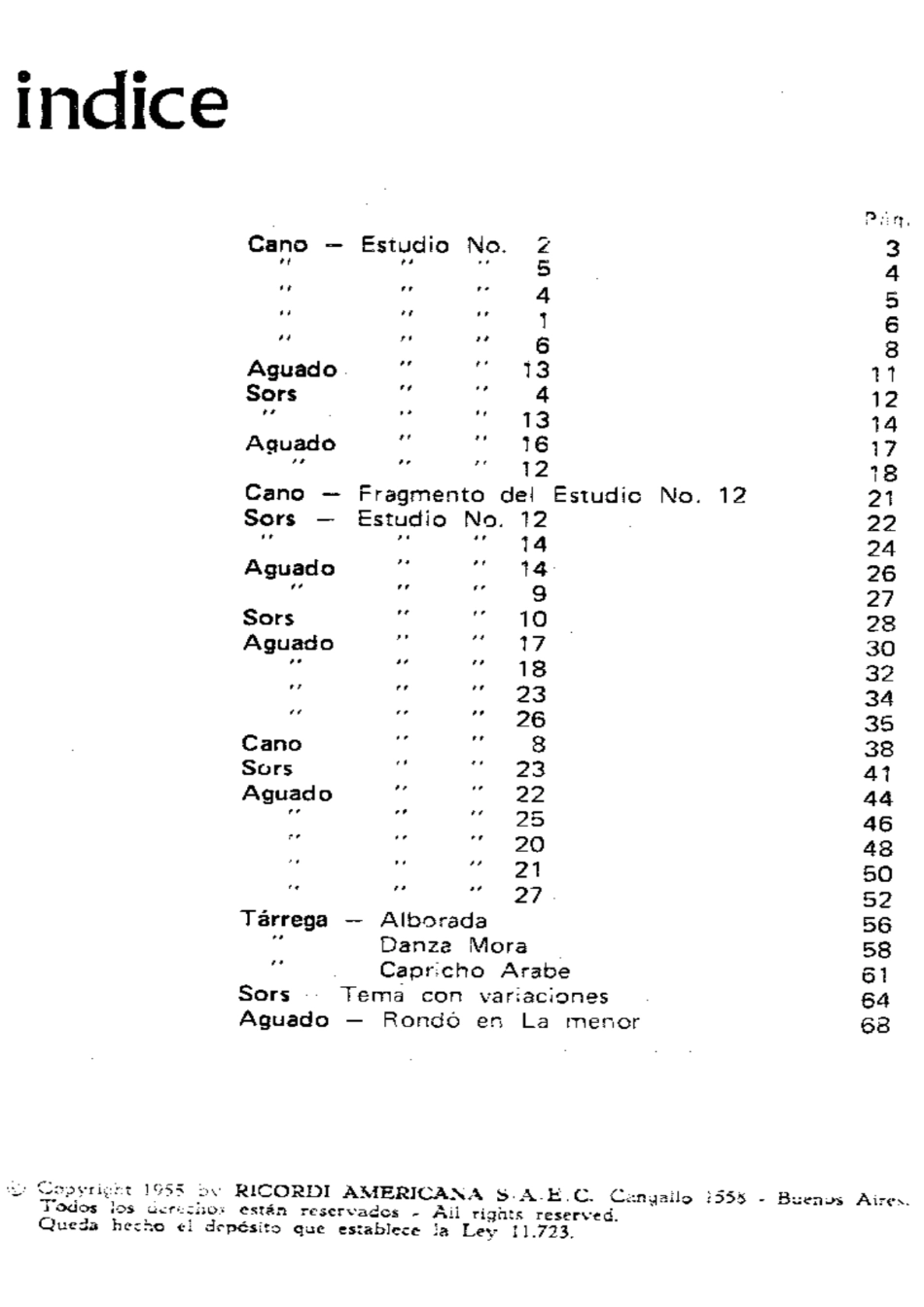 Arenas《27首吉他练习曲》_第2页