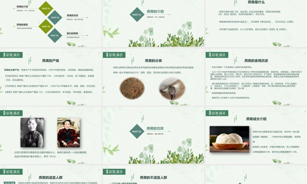 燕窝知识讲解燕窝品鉴会