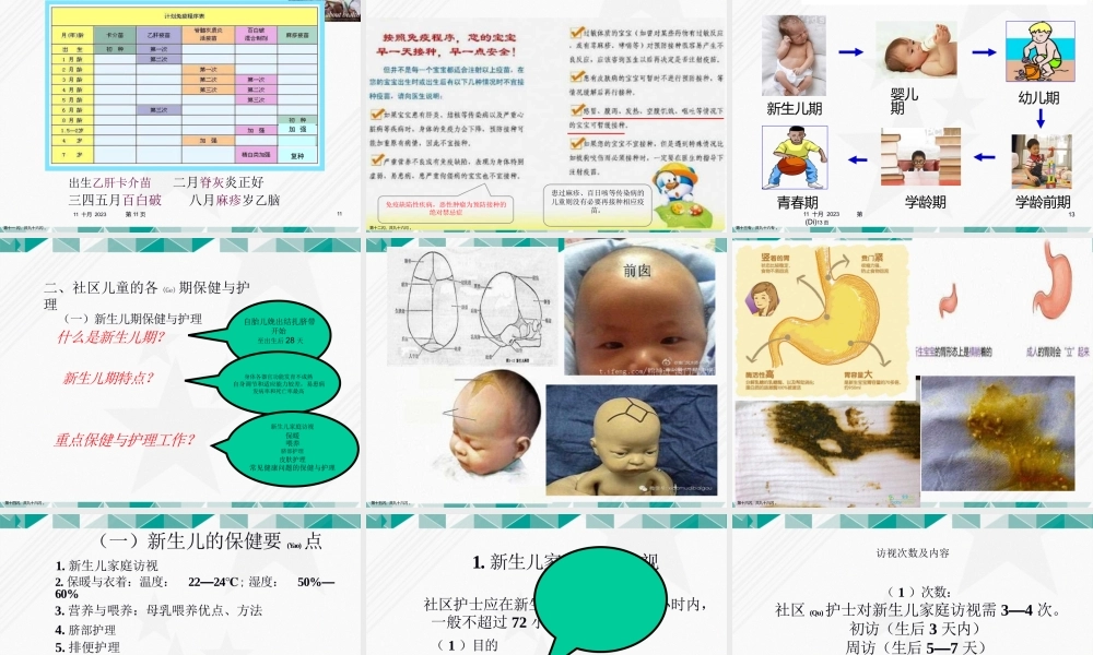 社区人群保健演课件