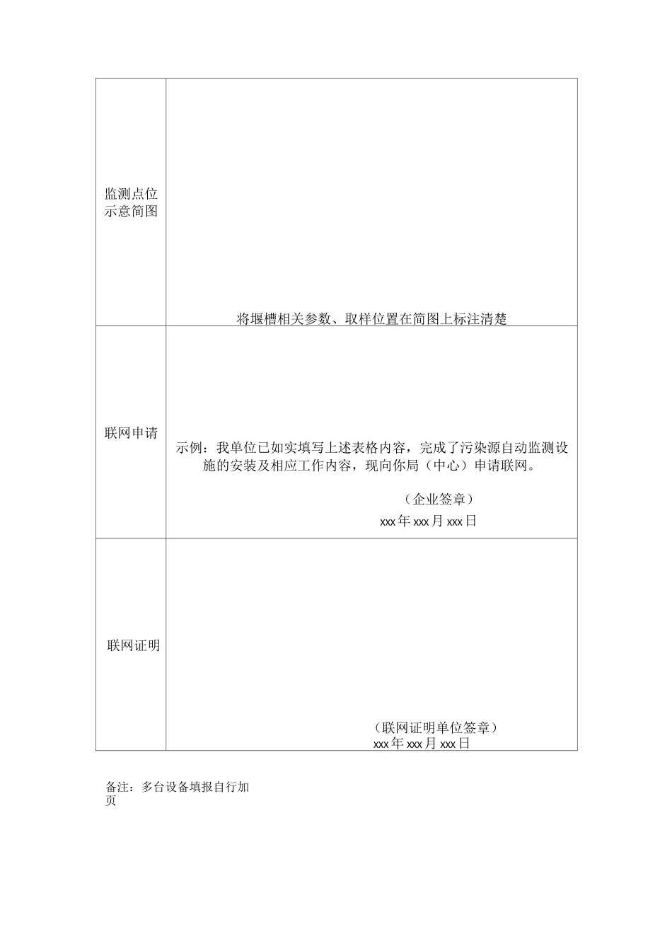 污染源自动监控数据联网申请表_第2页