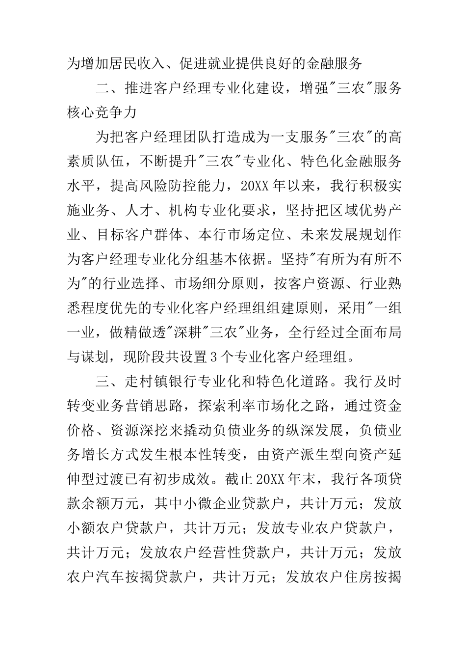 村镇银行工作总结汇报_第3页