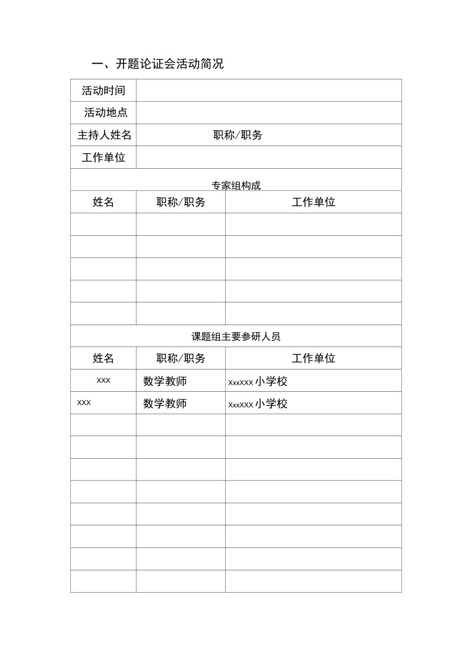 小学数学低段 微课题 开题报告_第3页