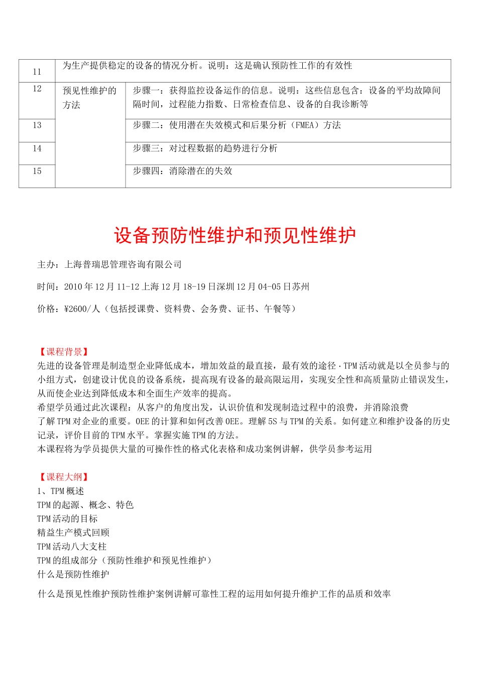 预防性维护与预见性维护区别(非常实用)_第3页