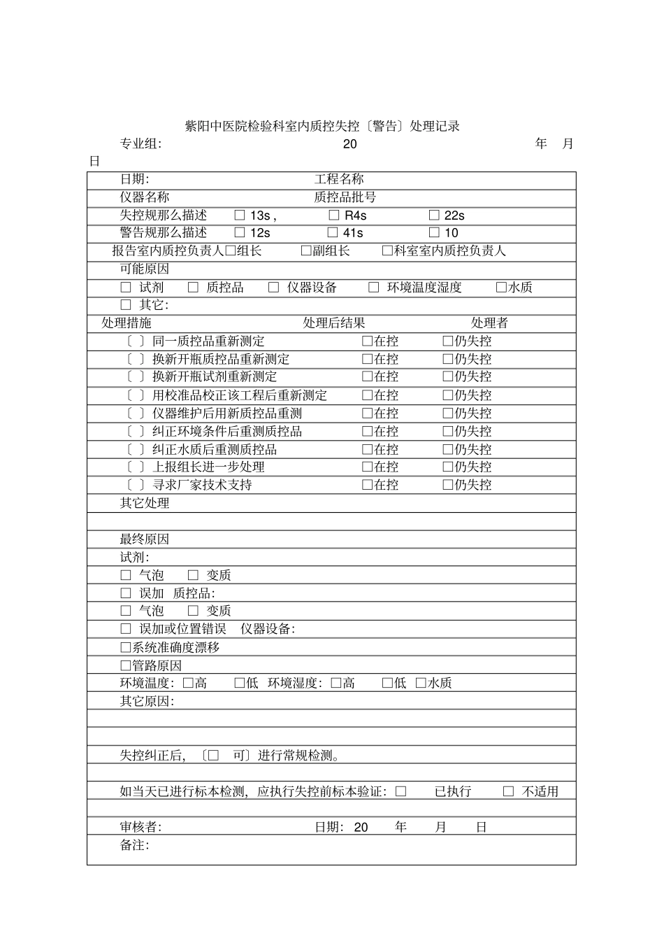 室内质控失控处理方法精选文档】_第2页