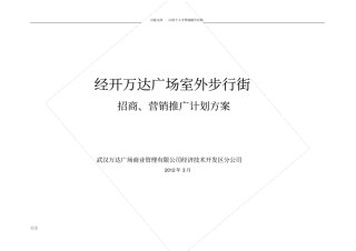 室外步行街招商营运方案修改1