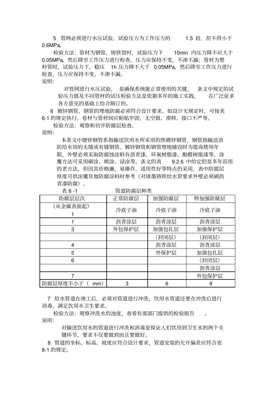 室外给水管网安装工程的质量检验及验收_第2页