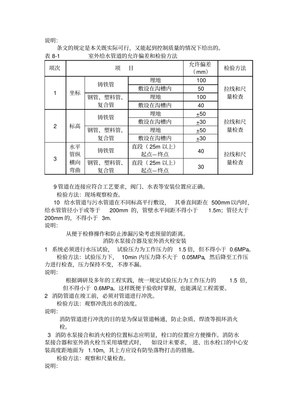 室外给水管网安装工程的质量检验及验收_第3页