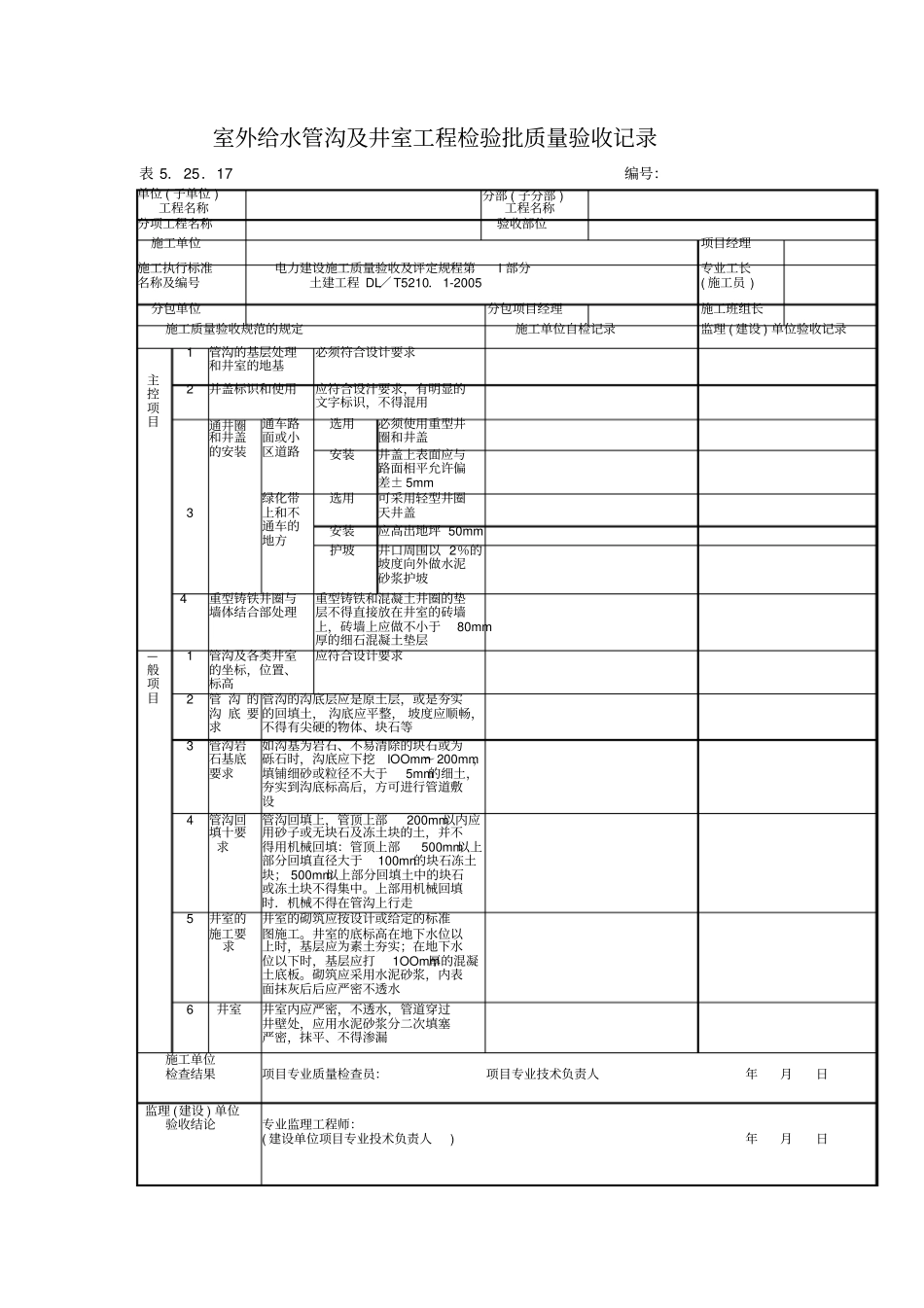 室外给水管道及配件安装检验批质量验收记录_第3页