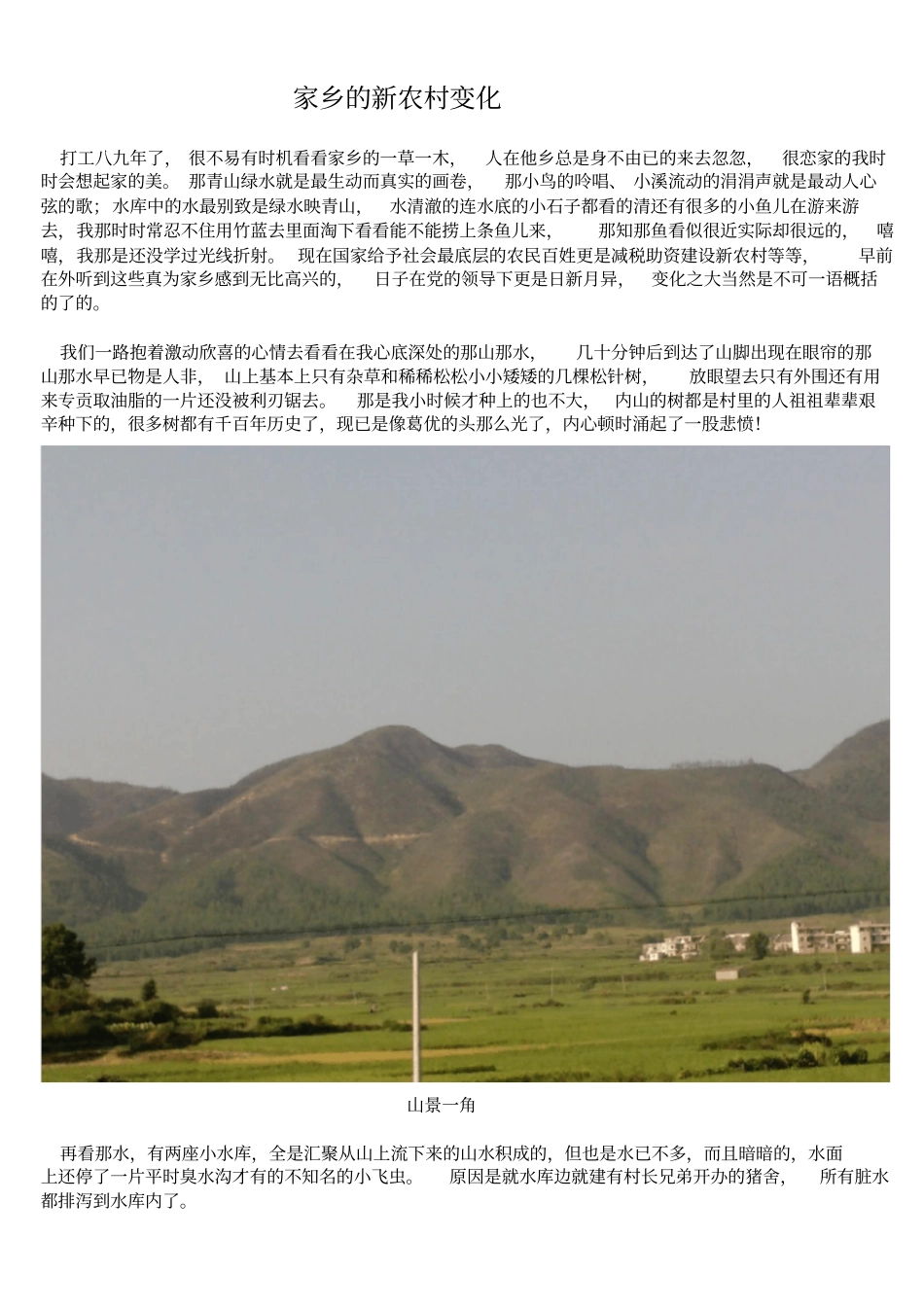 家乡的新农村变化_第2页