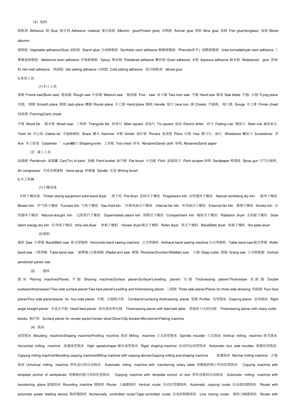 家具行业常用的所有英语单词_第3页