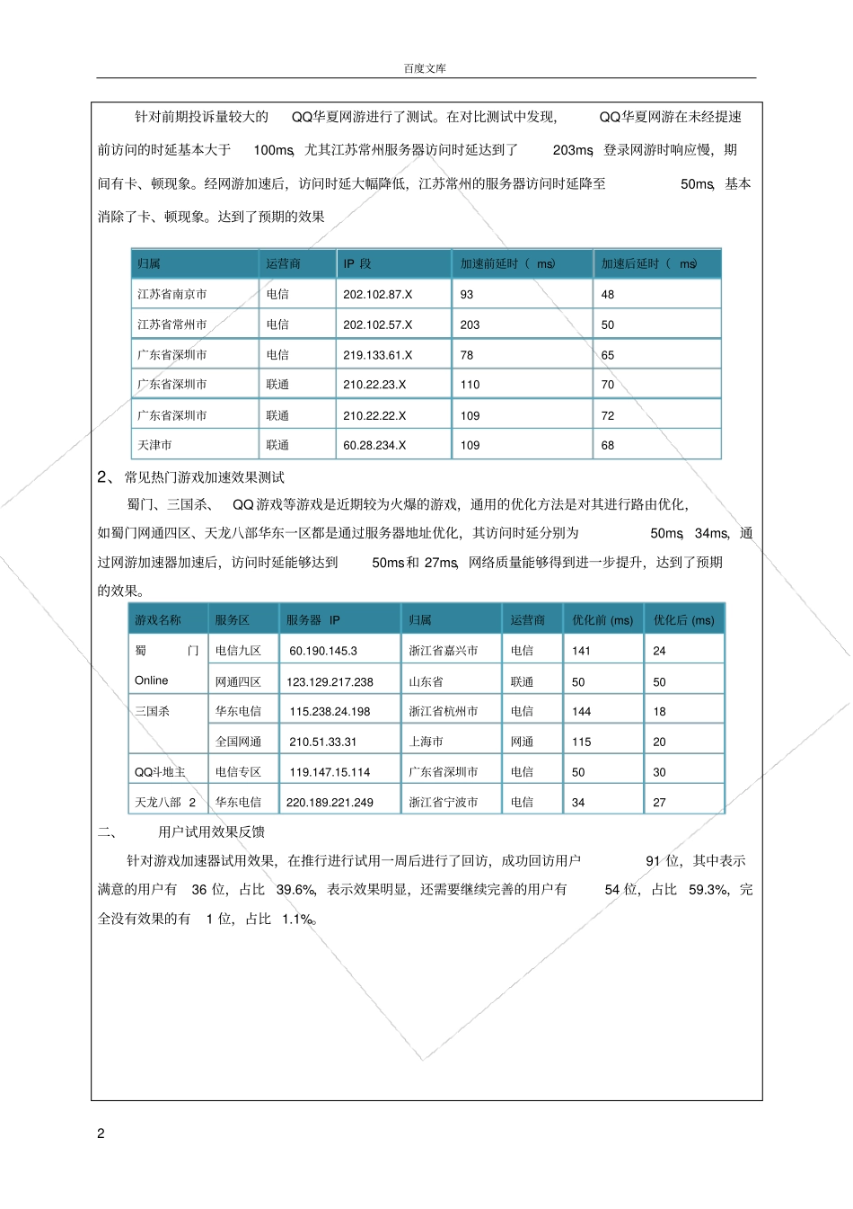 宽带网络游戏加速系统_第2页