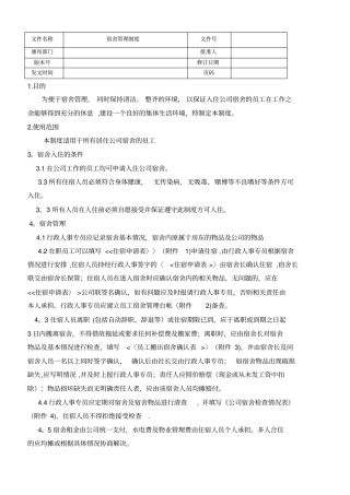 宿舍管理制度适合于租的宿舍