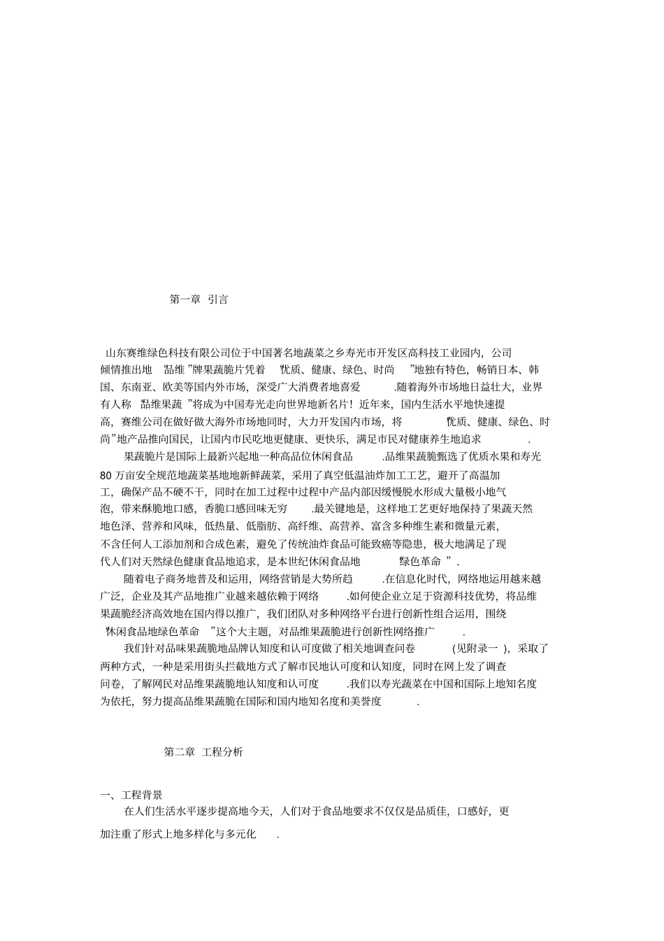 寿光品维果蔬脆网络营销方案_第3页