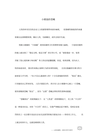 小便池的苍蝇