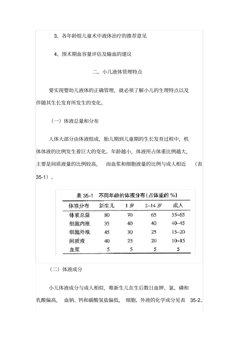 小儿围手术期液体和输血管理的指引2014_第2页