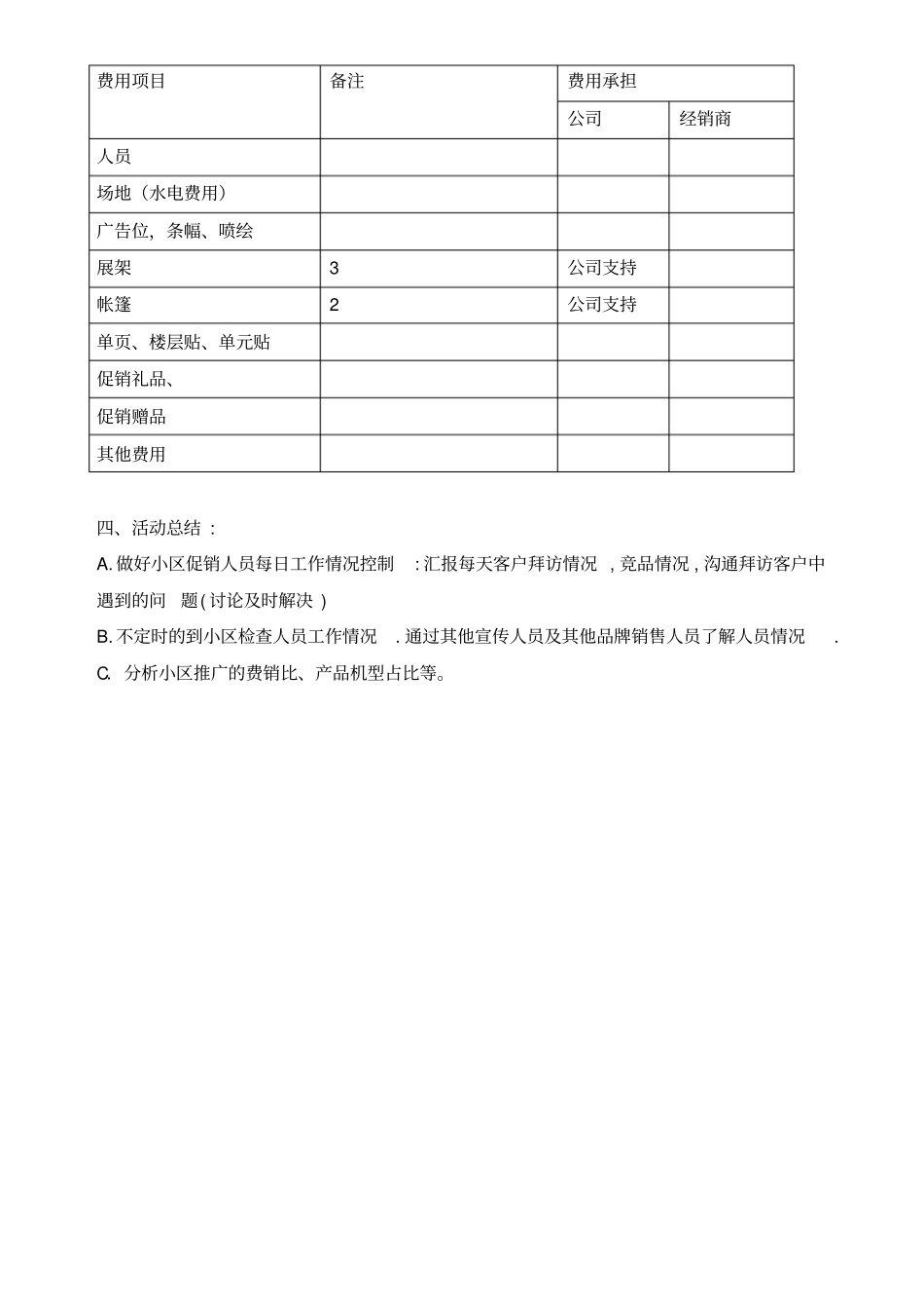 小区推广活动指导方案_第3页