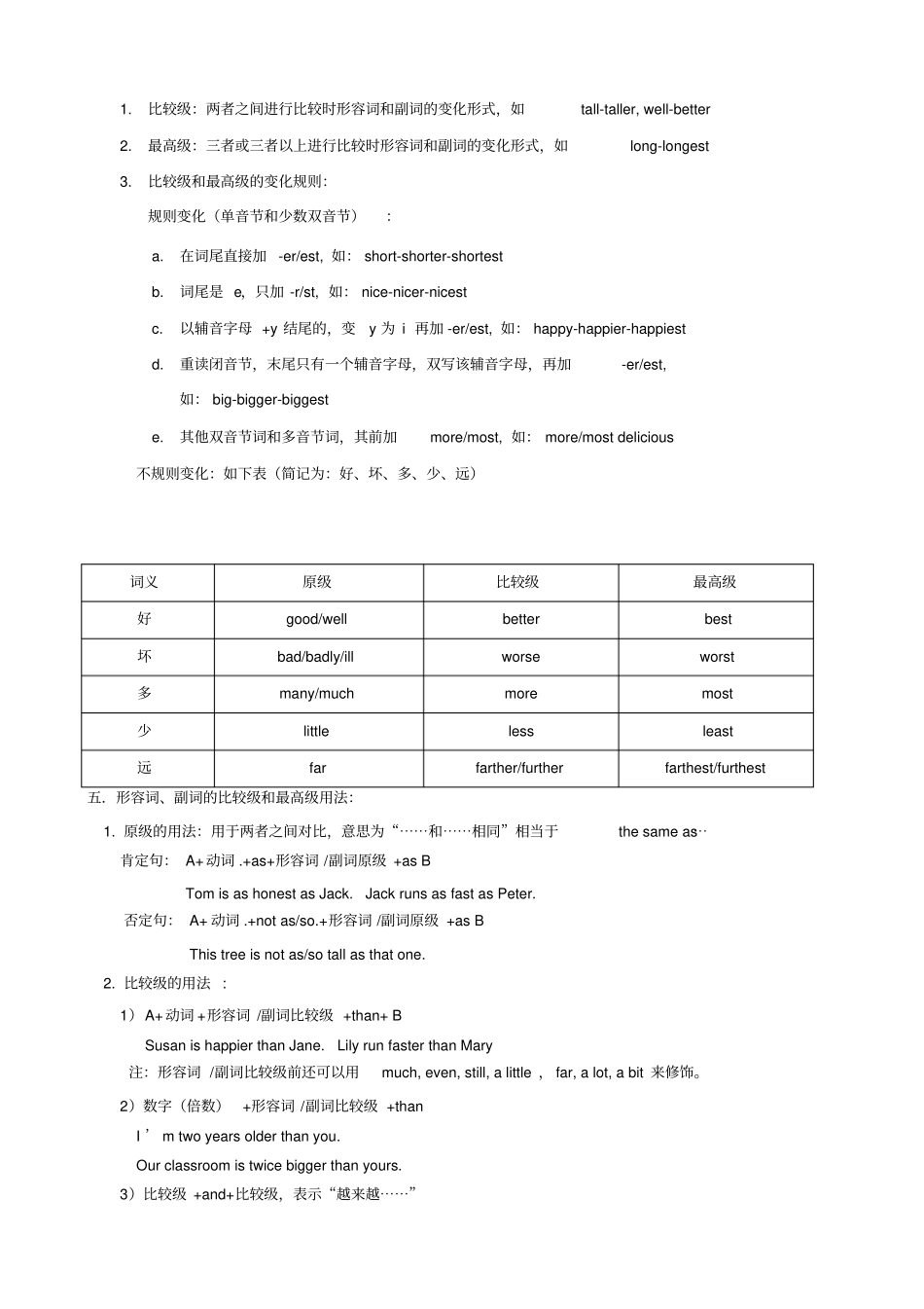小升初形容词副词_第2页
