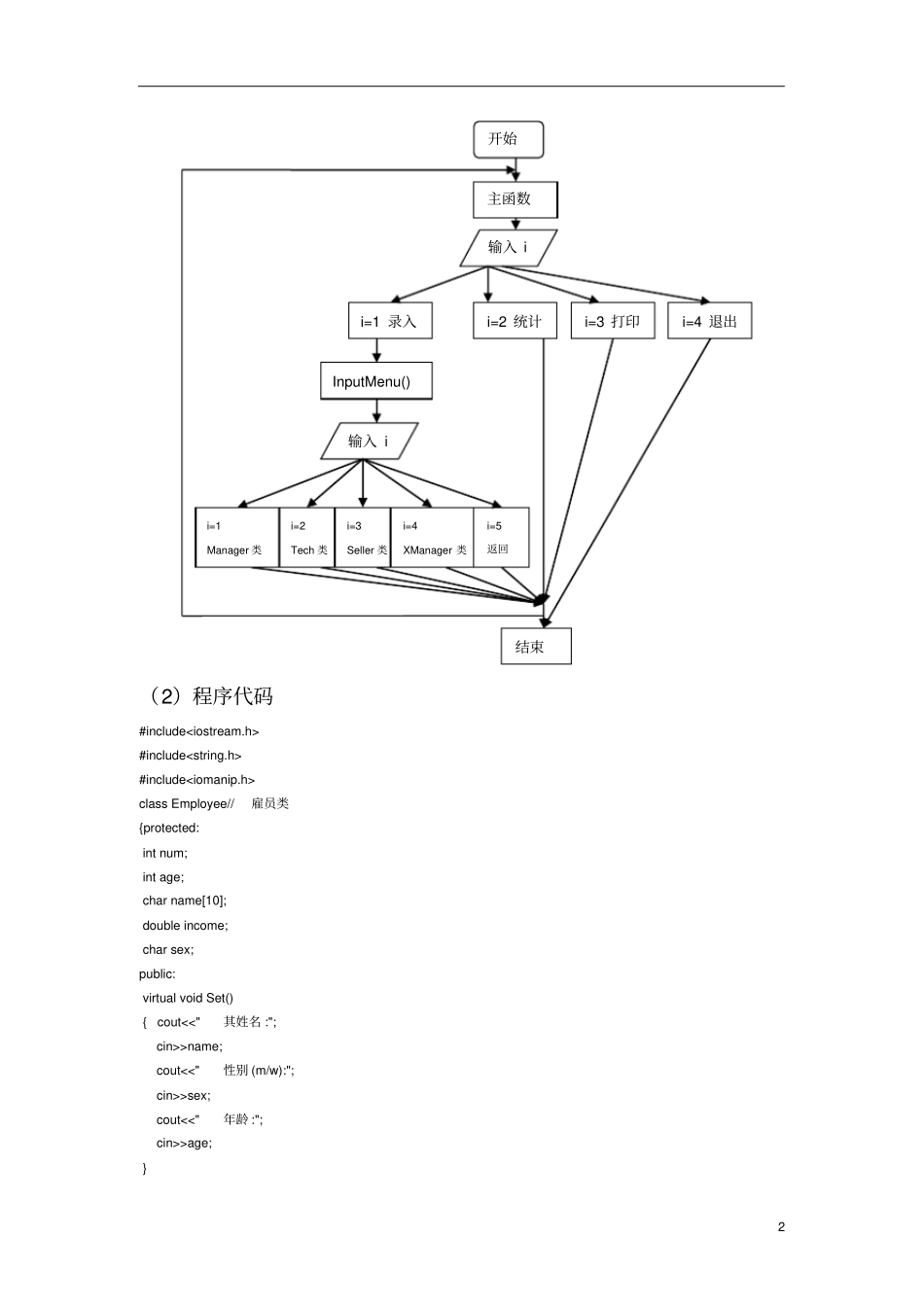 小型公司工资管理系统设计__c++课程设计_第3页
