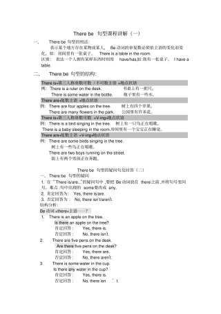 小学_There_be_句型课程讲解