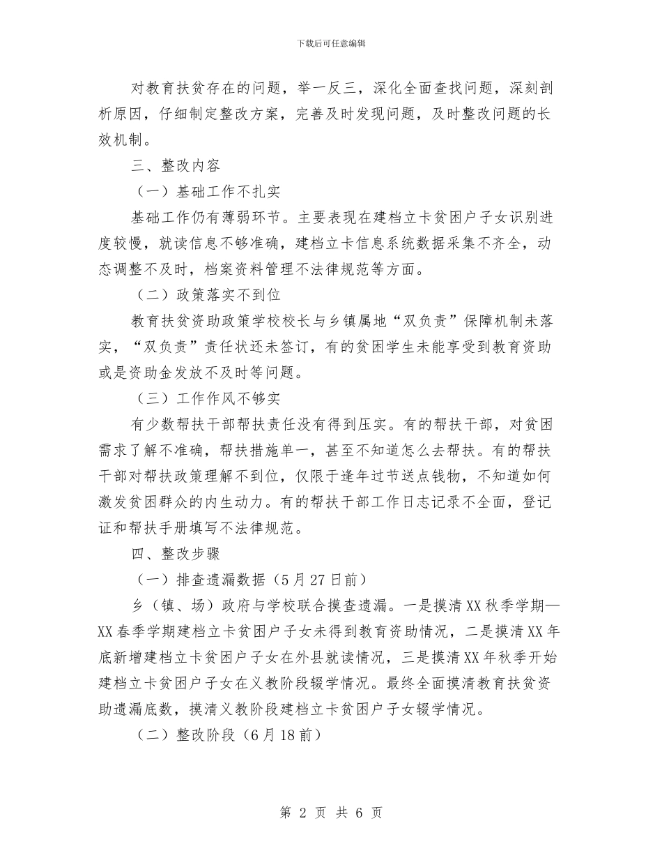 脱贫攻坚“夏季整改”行动方案与脱贫攻坚专项督查方案汇编_第2页