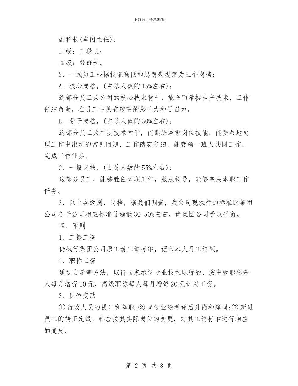 药业有限公司关于调整员工工资的请示报告与药企2024中期工作总结报告汇编_第2页