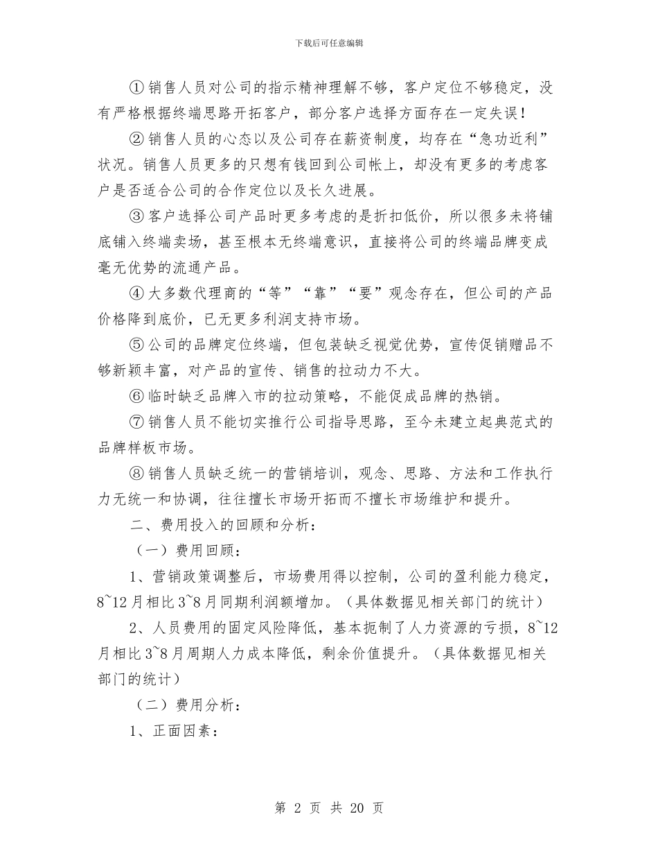 营销总监工作总结与营销总监工作总结汇编_第2页