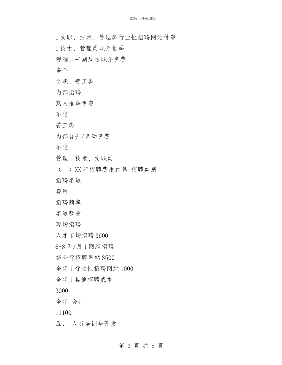 行政人事部2024年工作计划与行政人员年度工作总结范文汇编_第3页