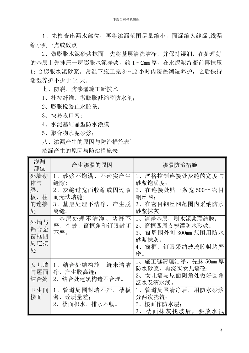 装修阶段质量保证措施_第3页