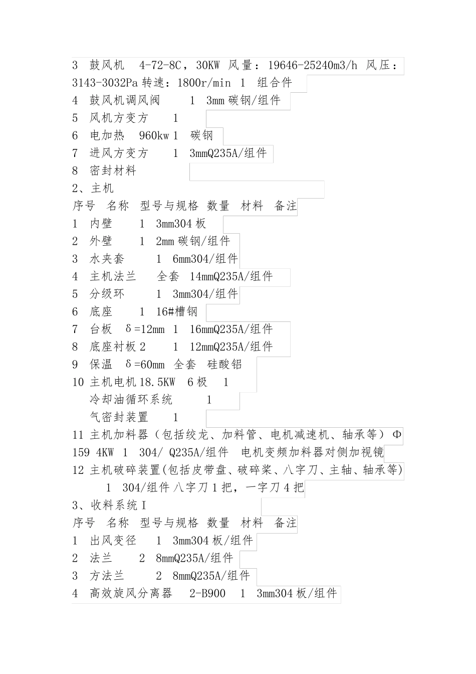 XSG-1200型闪蒸干燥机_第3页