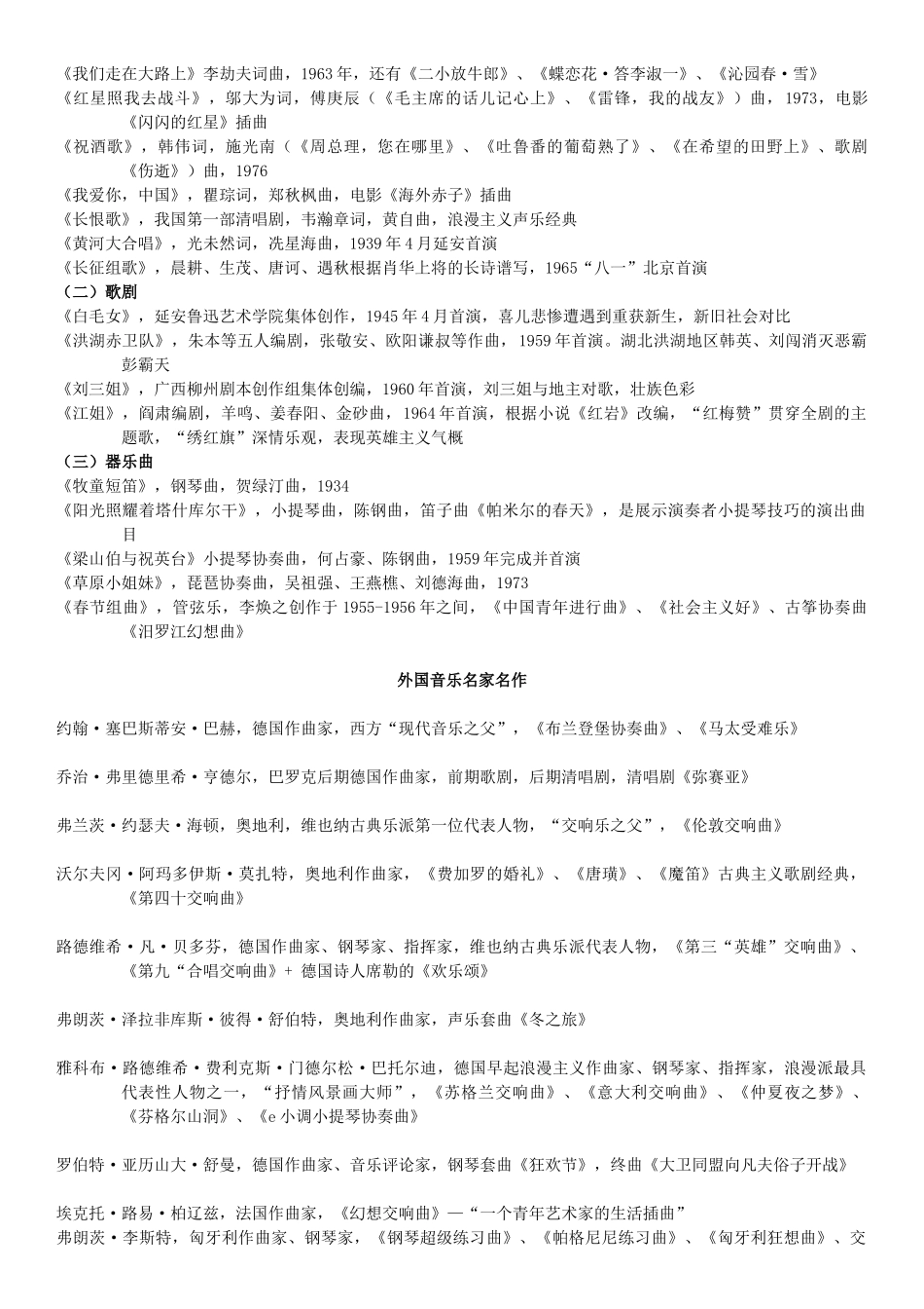 音乐舞蹈戏剧戏曲名人名作_第2页