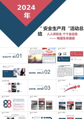 2024安全生产月活动总结汇报模板