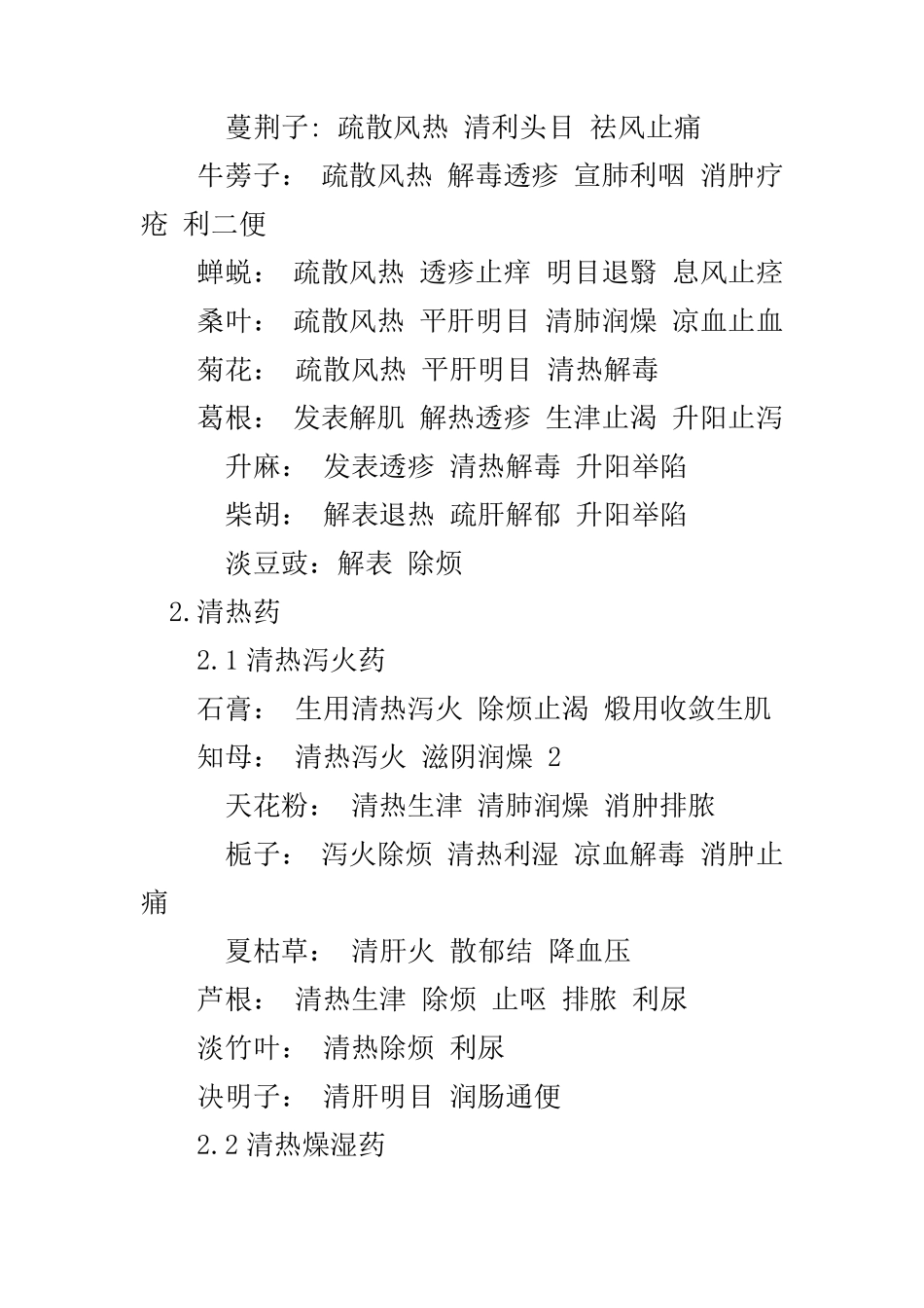 中药功效速记_第2页