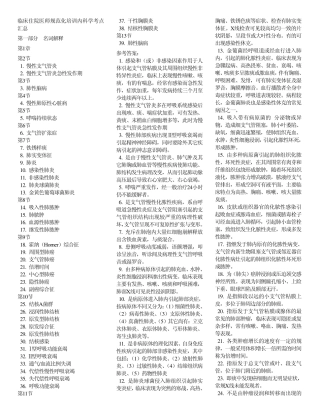 临床住院医师规范化培训内科学考点汇总