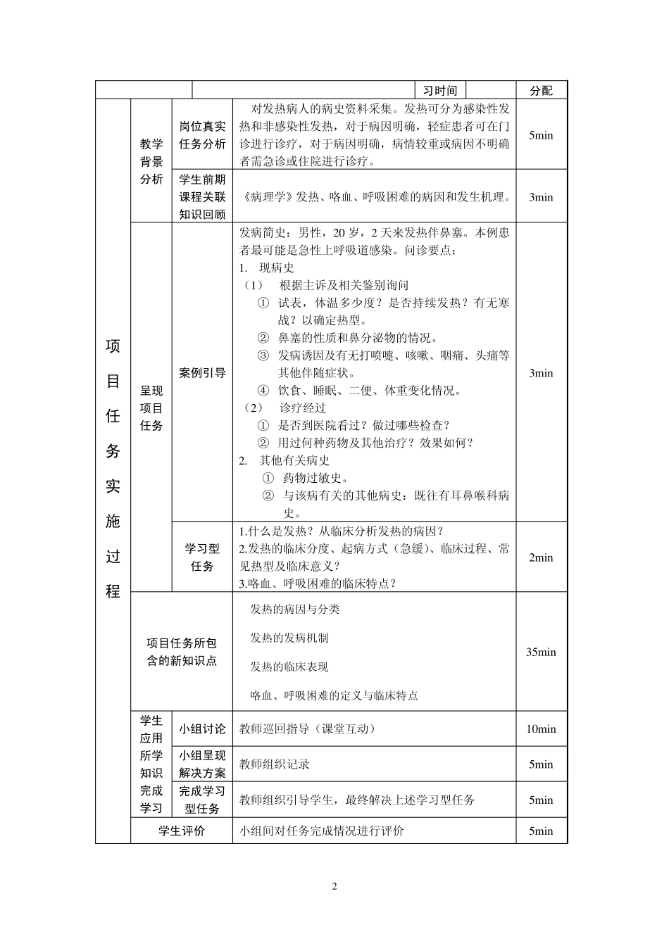 临床医学概要教学活动教案Microsoft+Word+...._第2页