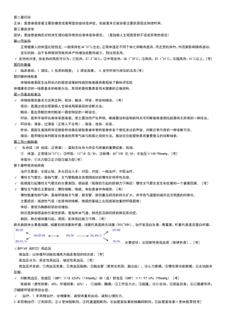 临床医学概论重点总结