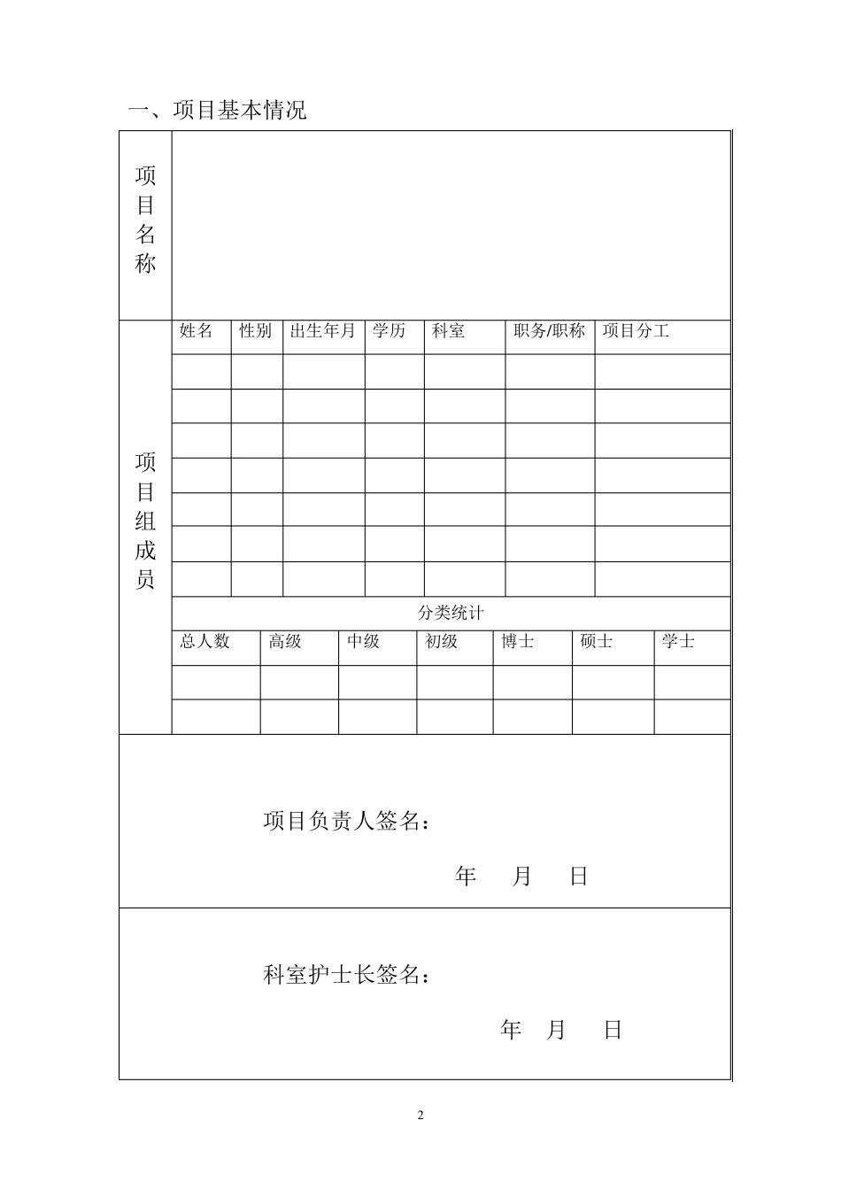 临床护理新项目、新技术开展申请表_第2页