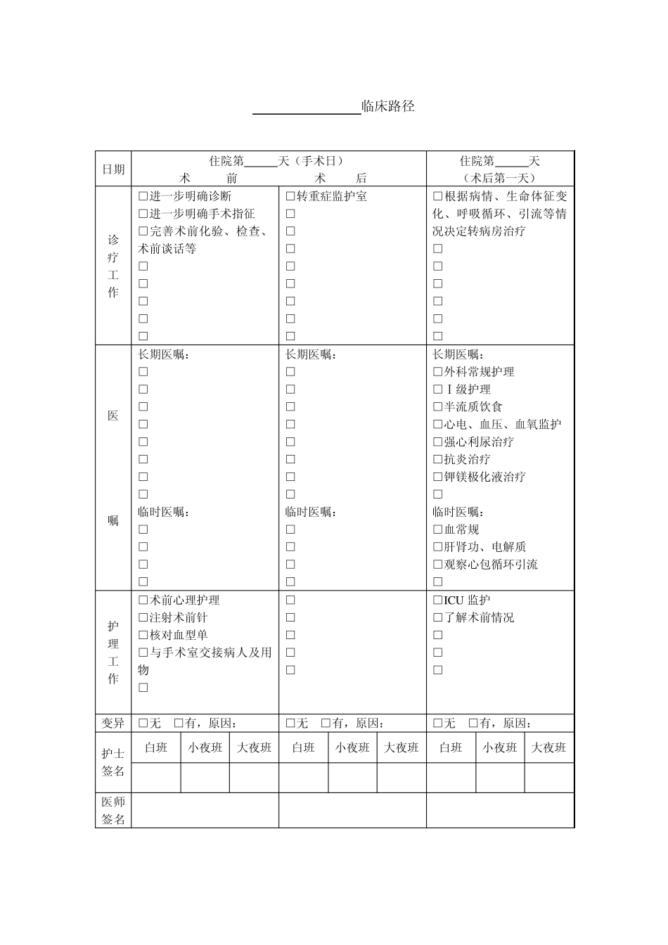 临床路径标准住院流程_第3页