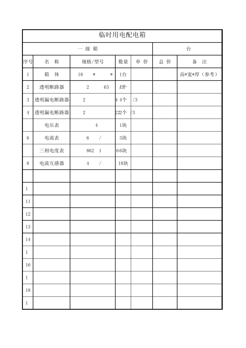 临时用电配电箱_第1页