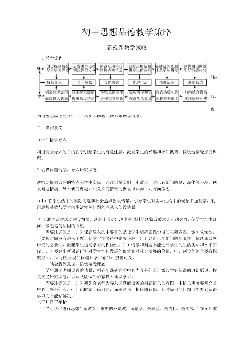 临沂市初中35x课堂教学策略思想品德_第1页