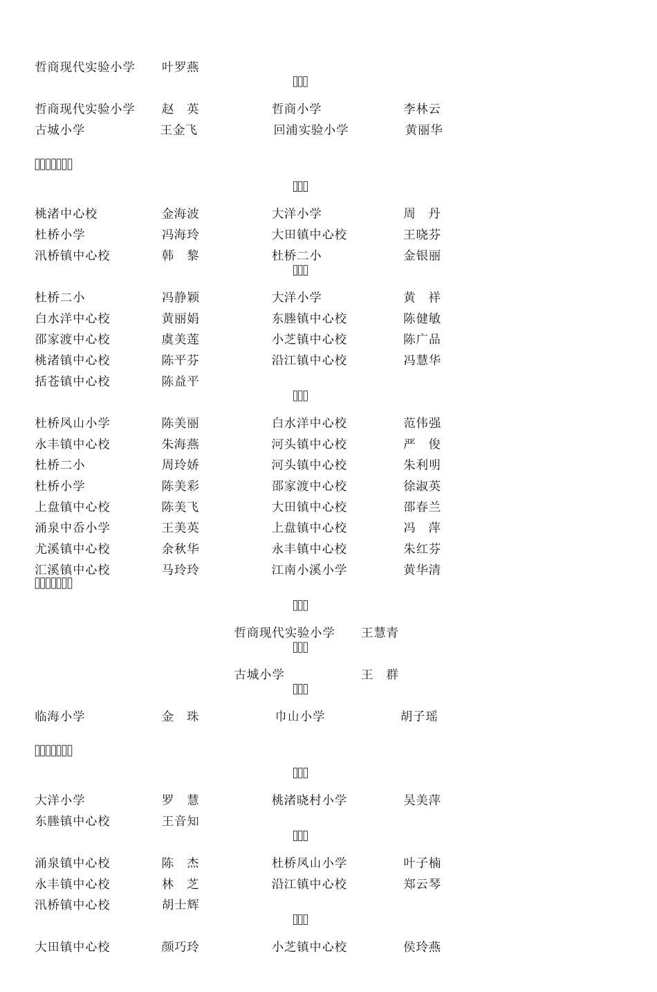 临海市第六届中小学教师教学大比武_第2页