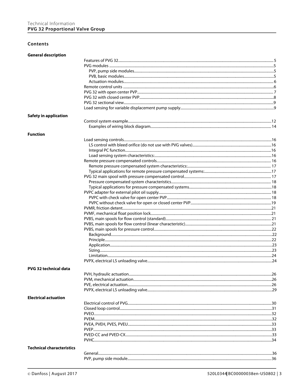 丹弗斯PVG32系列比例多路阀样本_第3页
