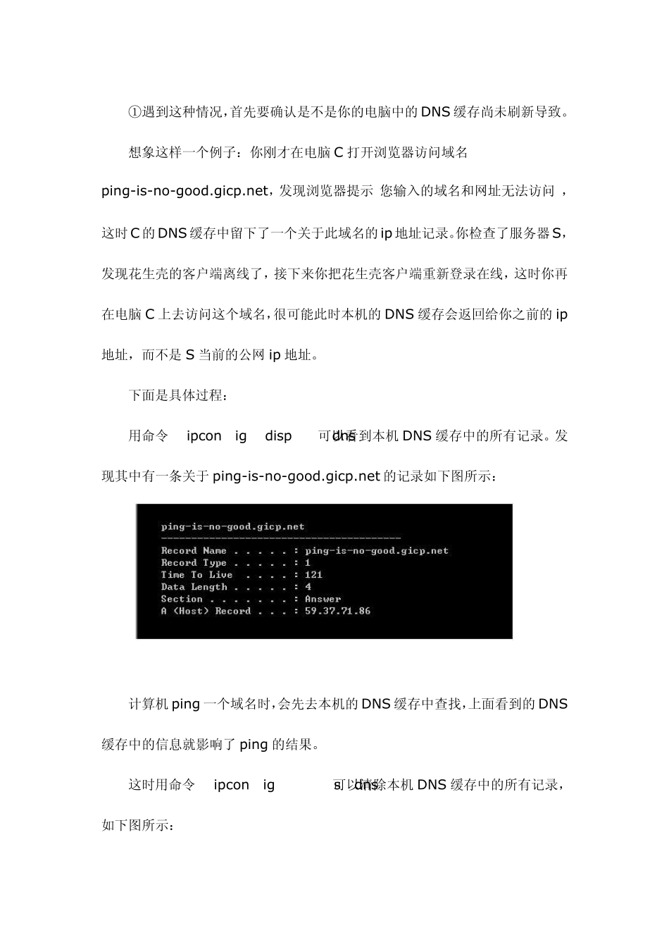 为什么PING域名得到IP与实际公网IP不符_第2页