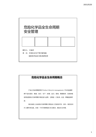 主会场8王如君危险化学品全生命周期安全管理中文版