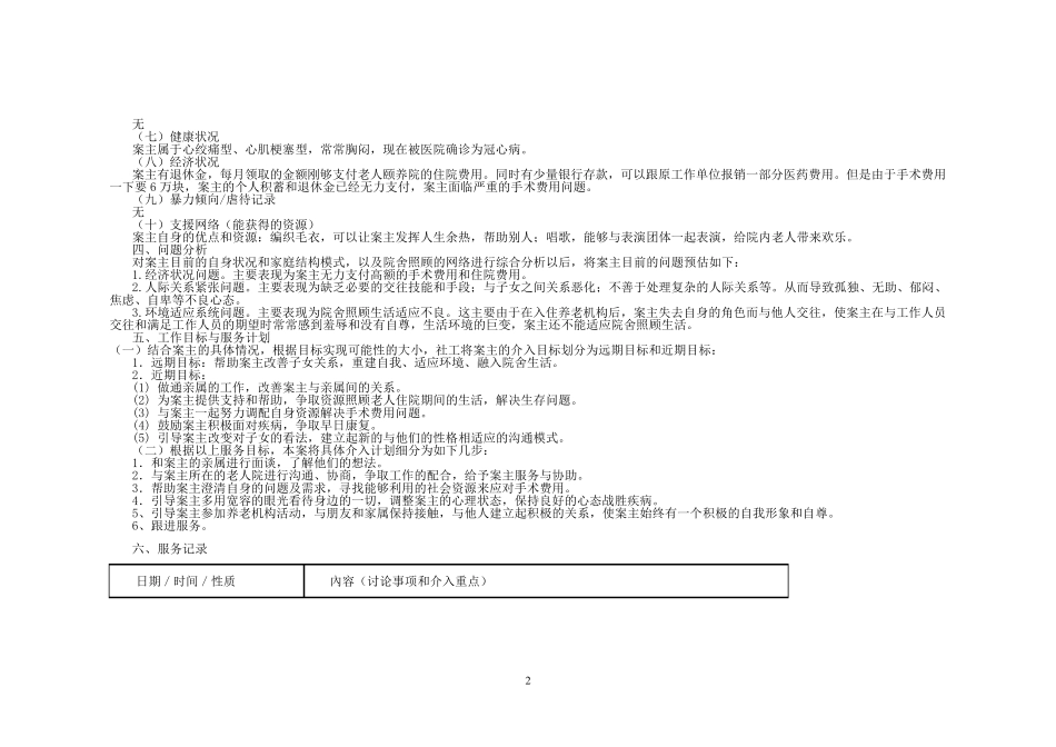 养老院老人辅导案例_第2页